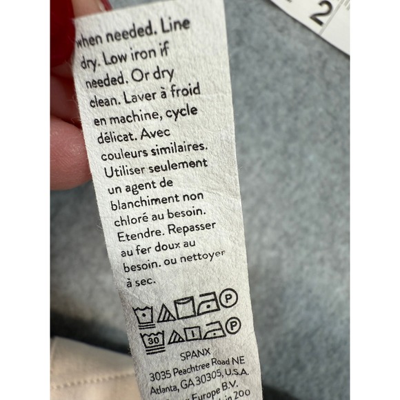 SPANX White Ponte Pull On Pants Straight Leg Stretch Career Casual Officecore - Picture 12 of 14